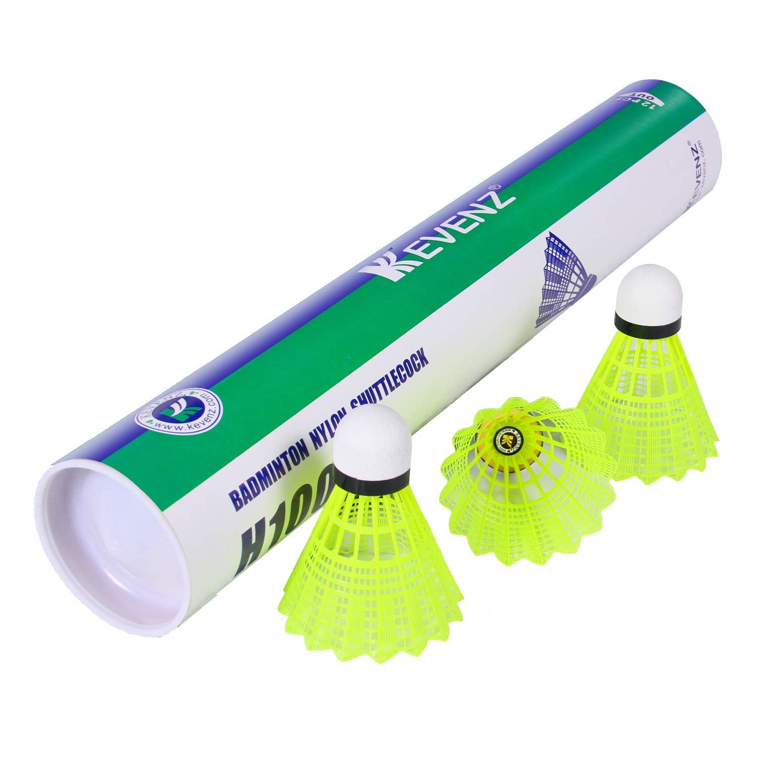 Amazon.com : 12-Pack Kevenz Advanced Nylon Feather Shuttlecocks,77